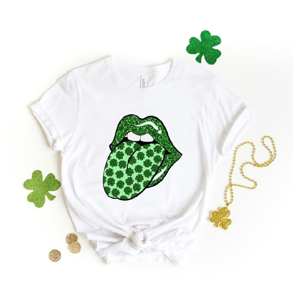 Rolling Stones Shamrock St Patrick’s Day Shirt